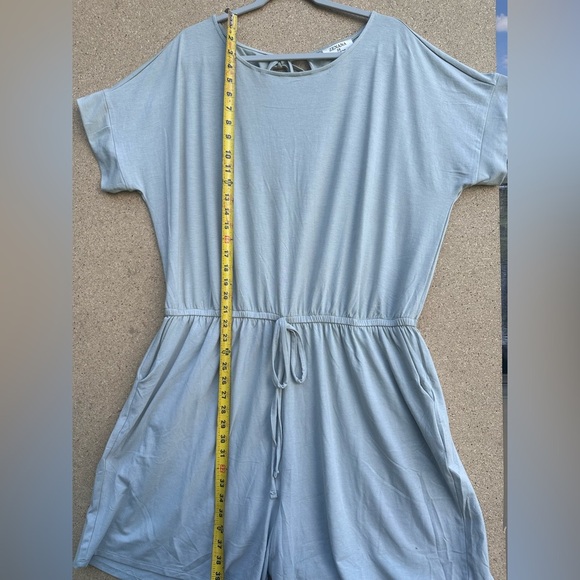 Zenana Outfitters Soft Gray Romper Jumpsuit Size 3XL - Picture 10 of 10